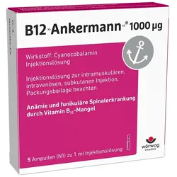 B12 Ankermann Injekt 1.000 μg 5X1 ml