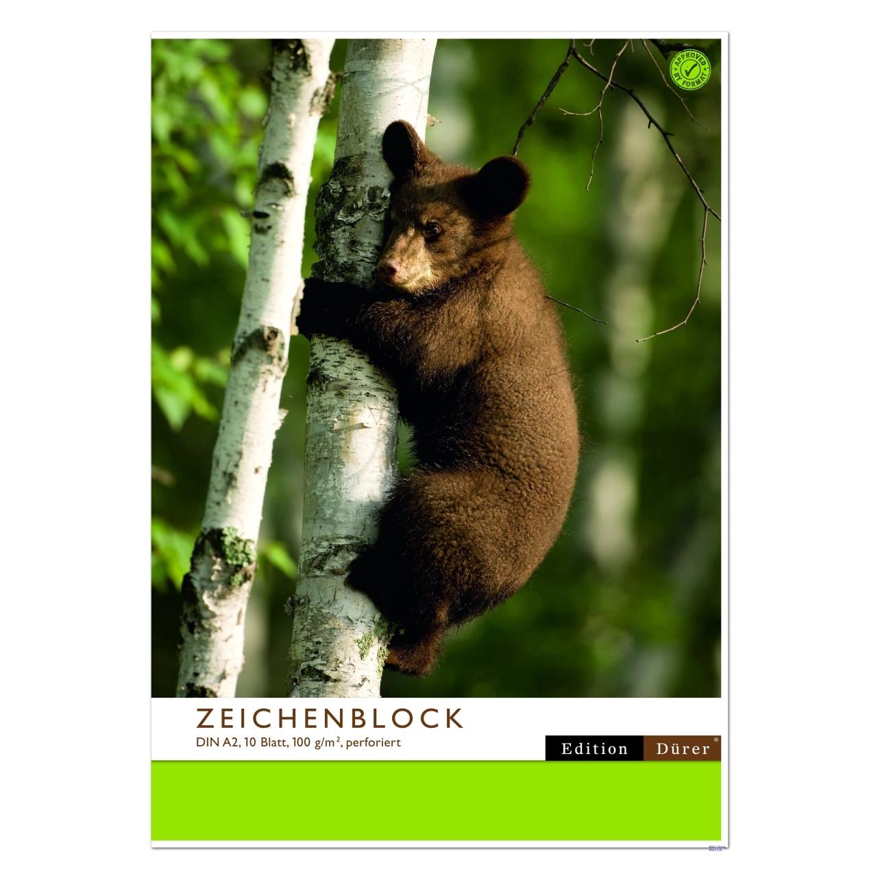 Staufen Zeichenblock, DIN A2 = 42,0 cm x 59,4 cm, 100 g/qm, 10 Blatt (A2) (040210000)