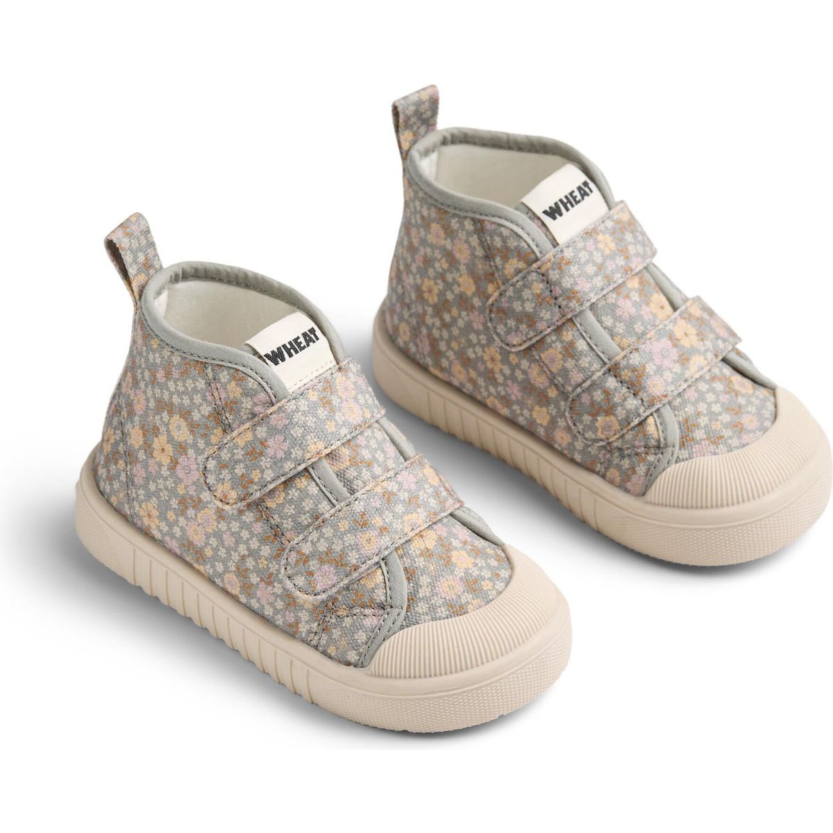Wheat Sneaker Leo slightly blue flowers (9765) 22 WF847-02-9765-22
