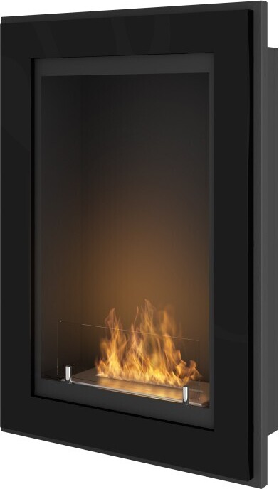 Frame 550 SimpleFire Einbau-Bioethanolkamin mit schwarzem Glas