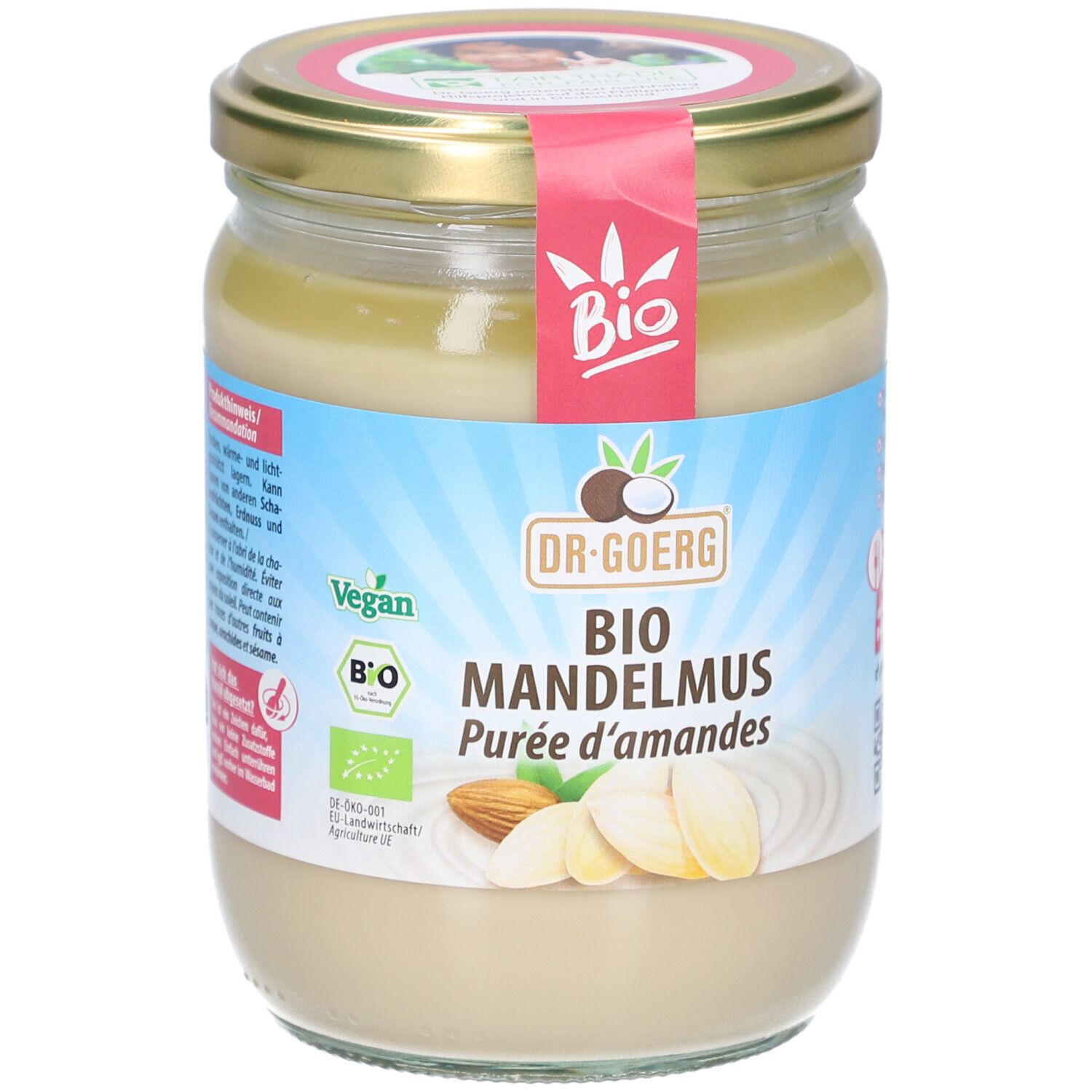Bio-Mandelmus 500 g Creme