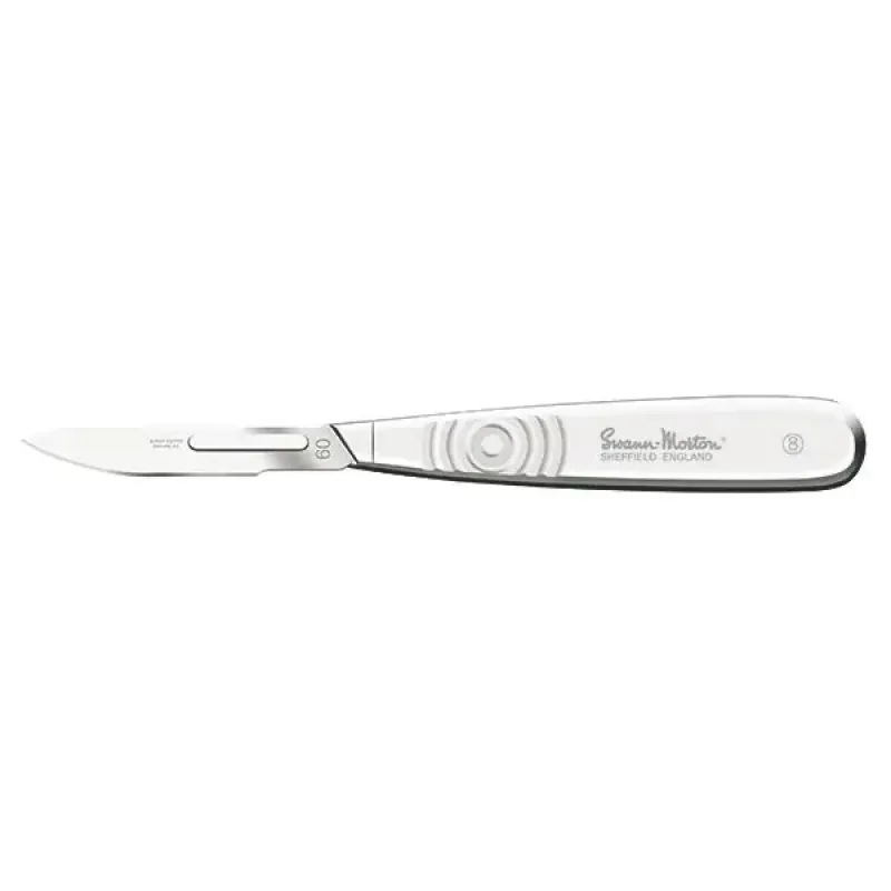 Swann-Morton Limited Swann Morton Post Mortem - PM8 Skalpellgriff kräftige Form Edelstahl 2609