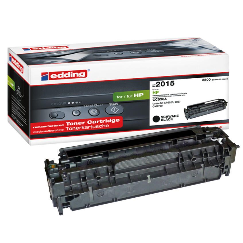edding Toner EDD-2015 schwarz kompatibel zu HP 304A (CC530A) 18-2015