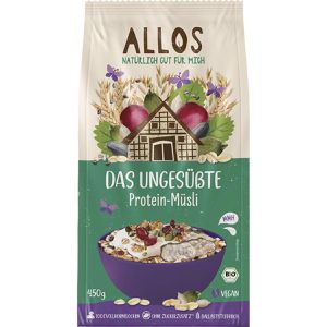 Allos Müsli Das Ungesüßte Protein-Müsli, BIO, ohne Zuckerzusatz, 500g