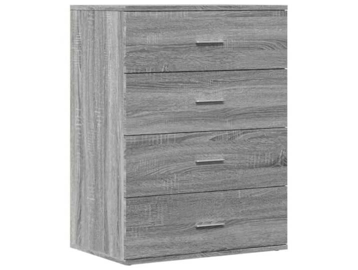 Kaorsrow Sideboard Grau Sonoma 60x39x80 cm Holzwerkstoff Beistellschrank Kompakter Kommodenschrank für Wohnzimmer und Flur, bietet 50 kg Tragkraft sowie pflegeleichte Oberflächen aus Holzwerkstoff.