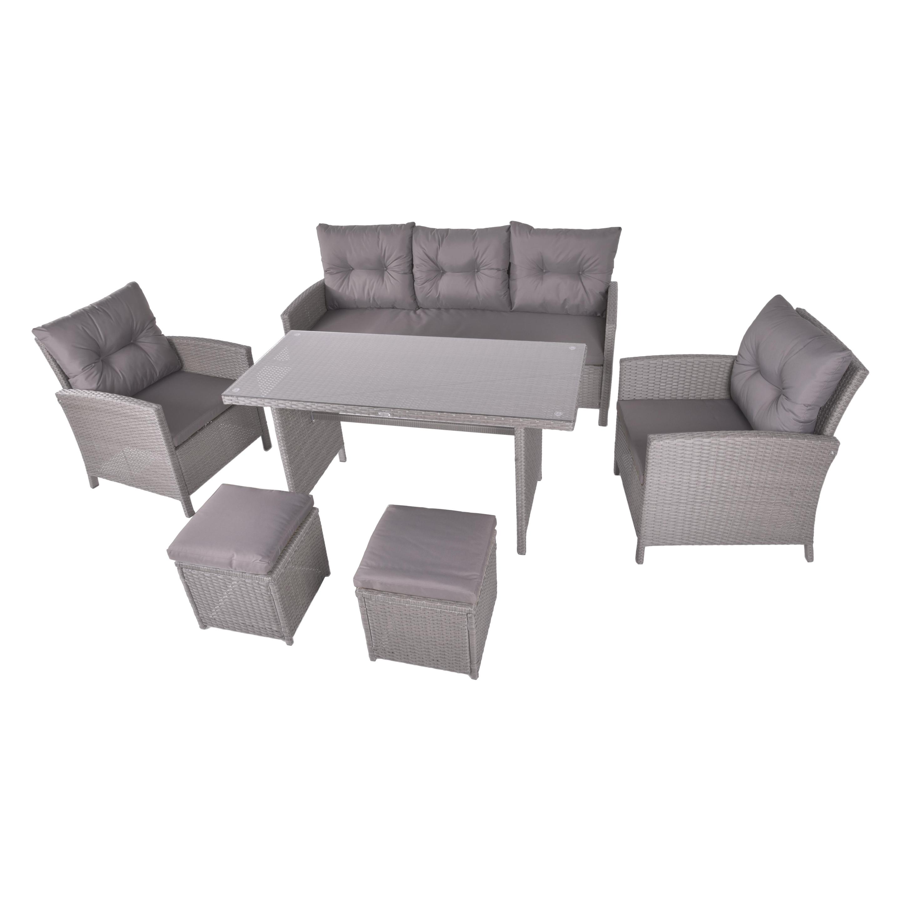 Garden Pleasure Sitzgruppe Sevilla braun (970021)