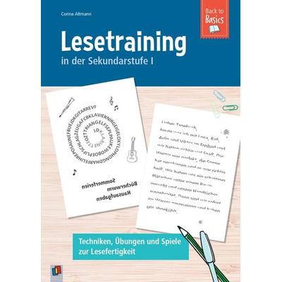 Lesetraining in der Sekundarstufe I, Taschenbuch von Corina Altmann, Verlag an der Ruhr, 978-3-8346-6462-4