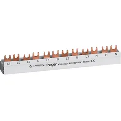 Hager Phasenschiene 3P,+N 80A 16qmm 12M KDN450D