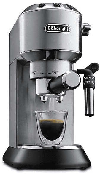 DE LONGHI REACONDICIONADO Seminuevo Muy bueno Cafetera express - De'Longhi Dedica EC685.M, Thermoblock, Espresso manual, Función 2 tazas, 1300 W, 15 bar
