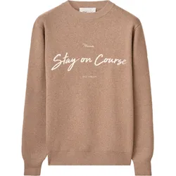 Macade Pullover TX Intarsia Knit Crewneck, grau
