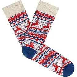 CABAIA Cabaia Unisex Socken W POLE NORD, Größe 36-41 in Weiß Weiß