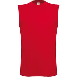 B&C Herren T-Shirt Exact Move ärmellos TM201 red XXL
