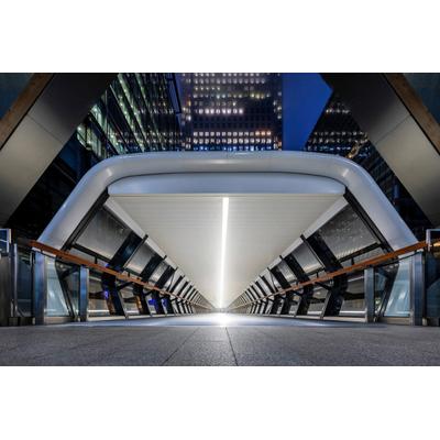 Fototapete PAPERMOON "Futuristischer Gang", bunt, B:2m L:1,49m, Vlies, Tapeten