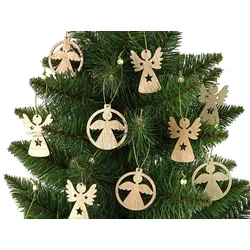 Weihnachtsengel aus Holz Bomb Christmas Tree Ornament