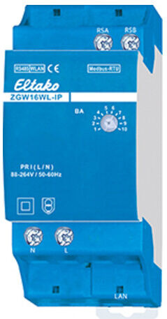 ELTAKO Passerelle MQTT compteur de courant Modbus ZGW16WL-IP (22016001)