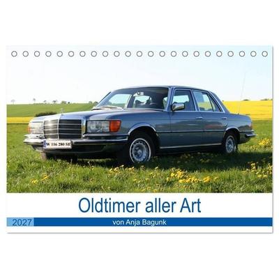 Oldtimer aller Art (Tischkalender 2027 DIN A5 quer), CALVENDO Monatskalender