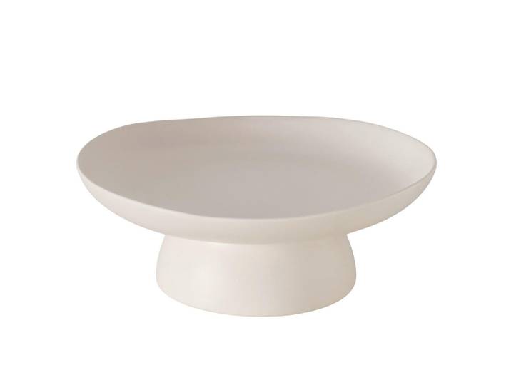 Ambia Home Dekoschale, Creme, Keramik, rund, 25x9.5x26 cm, lebensmittelecht, Dekoration, Dekoschalen