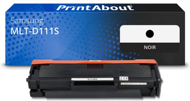 PrintAbout Toner compatible Samsung MLT-D111S (SU810A) - Noir Noir