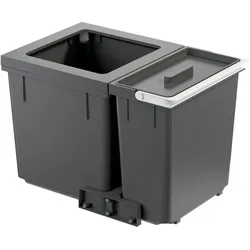 Müllex Kehrichtbehälter X-LINE X60 M7, Abfalleimer, Grau