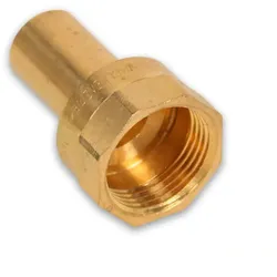 Rotguss Pressfitting Übergangsstück mit IG, DVGW, Kontur M (Ausführung: 22 - 3/4''IG)