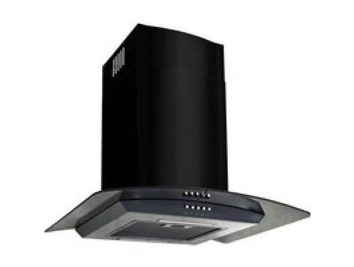 80710-Vintage Hotte aspirante - Hotte murale Acier inoxydable 756 m³-h 60 cm Noir Hotte de cuisine Hotte décorative - Moderne
