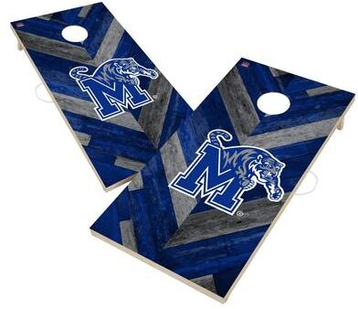 Skip's Garage Memphis Tigers Cornhole Board Set