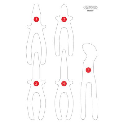 Ks Tools Leere Schaumstoffeinlage zu 812.0005 [Hersteller-Nr. 812.0005-97]
