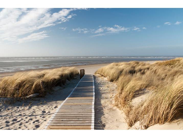 Fototapete PAPERMOON Dunes in Langeoog , bunt, B:3,5m L:2,6m, Vlies, Tapeten, Fototapete
