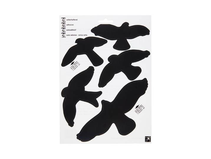 Kleber Vögel Schwarz 25 × 35 cm