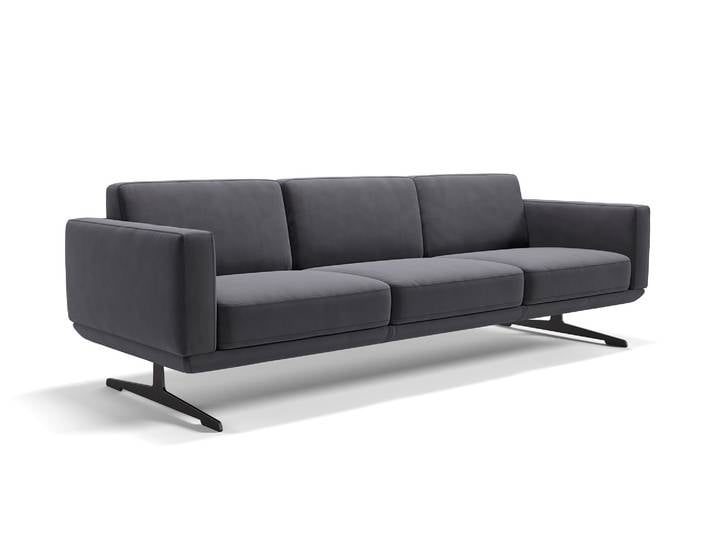 Stoff 3-Sitzer Sofa XXL MARETO Designsofa Lounge Couch