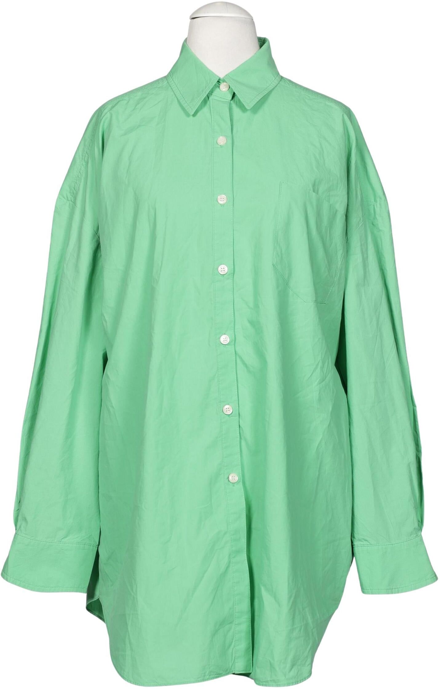 The Frankie Shop Damen Bluse, Hellgrün, Gr. XS, Baumwolle - Second Hand