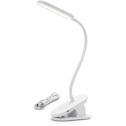 Aigostar LED Lampe mit USB Anschluss, weiß
