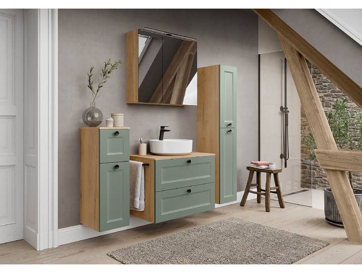 Waschtisch Cascada Typ C 80cm Grün/Schilfgrün