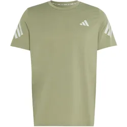 Adidas, Herren, Sportshirt, Iconic Running (XS), Grün