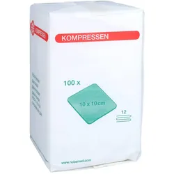 Mullkompressen 10x10 cm unsteril 12fach