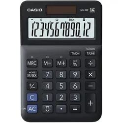 CASIO Tischrechner MS-20F schwarz