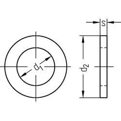 Fuchs+Sanders Scheibe für Schrauben 1684/001/01 6,4
