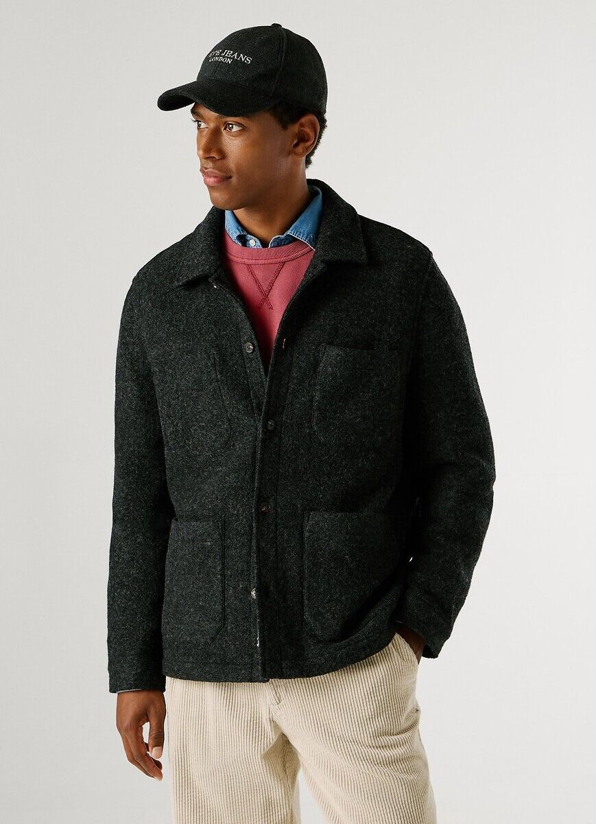 PEPE JEANS Veste en laine mélangée PATRICK