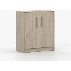 SCHUHSCHRANK 04 74 cm, 74/110/35, 2-türig , Sonoma Eiche