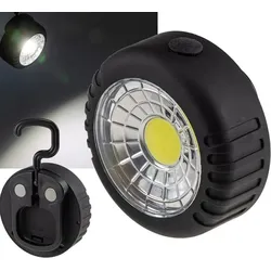 ChiliTec LED Arbeitsleuchte mit Magnet "COB 100" 3x AAA Batterie, Haken, 75x35mm, 6000k