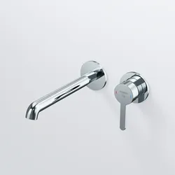 Steinberg Serie 341 Waschtisch-Wand-Einhebelmischer (Fertigmontageset), Chrom 341 1814 3