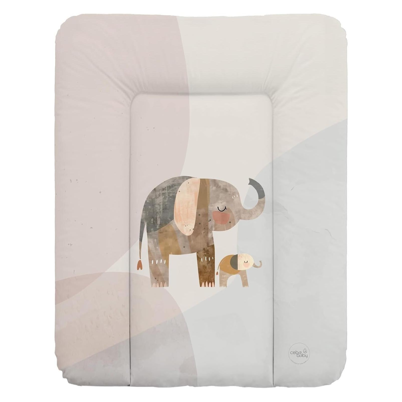 Ceba Elefantenfamilie Weiche Flache Wickelauflage (50 x 70 cm) (57570019)
