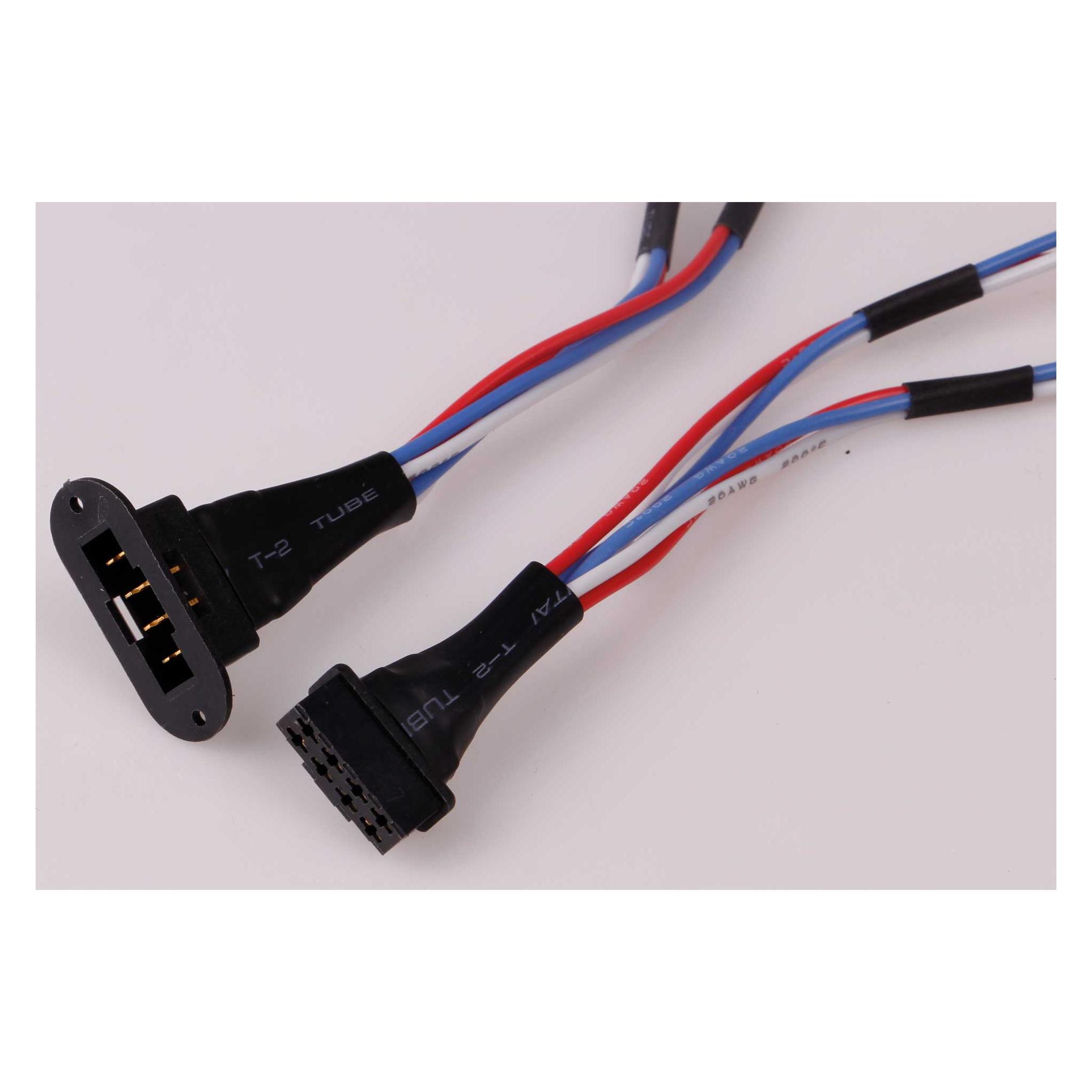 Kuza Kabelsatz für 2 Servos steckbar 37cm Uni/Futaba mit 8-pol. Steckverbindung 20AWG/0,5mm² (KAG02541)