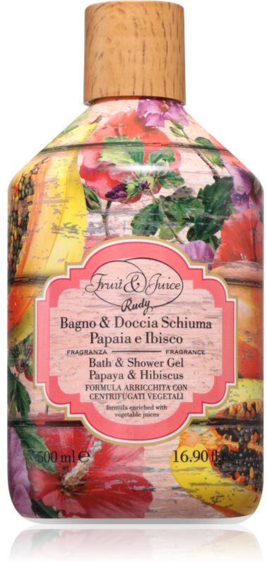 Rudy - Le Maioliche Papaya & Ibisco gel de douche 500 ml