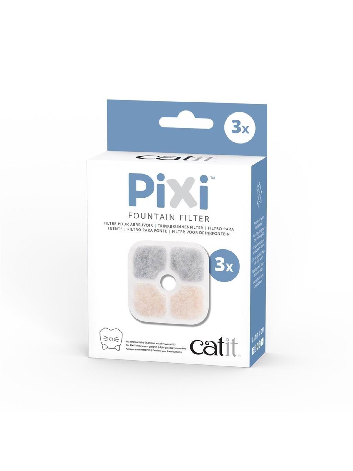 Catit PIXI Filter f/Trinkbrunnen 3 pk.