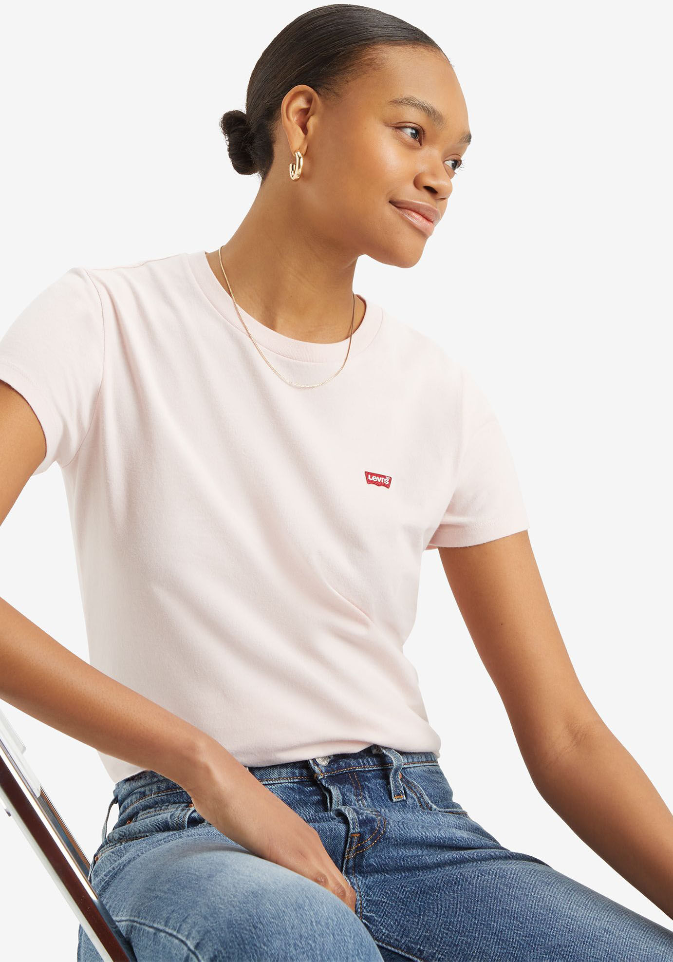 Levi's Levis "TEE Minilogo" mit kleiner Logostickerei potpourri L (40)