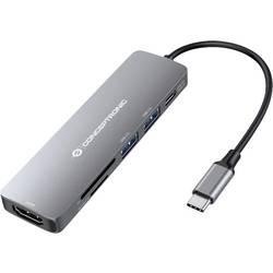 Conceptronic USB-C® Dockingstation DONN11G 6-in-1 USB 3.2 Gen 1 Docking Sta inkl. Ladefunktion, USB-C® Power Delivery 110517507201