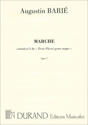 Editions Durand Barié Marche Op. 7 No. 1