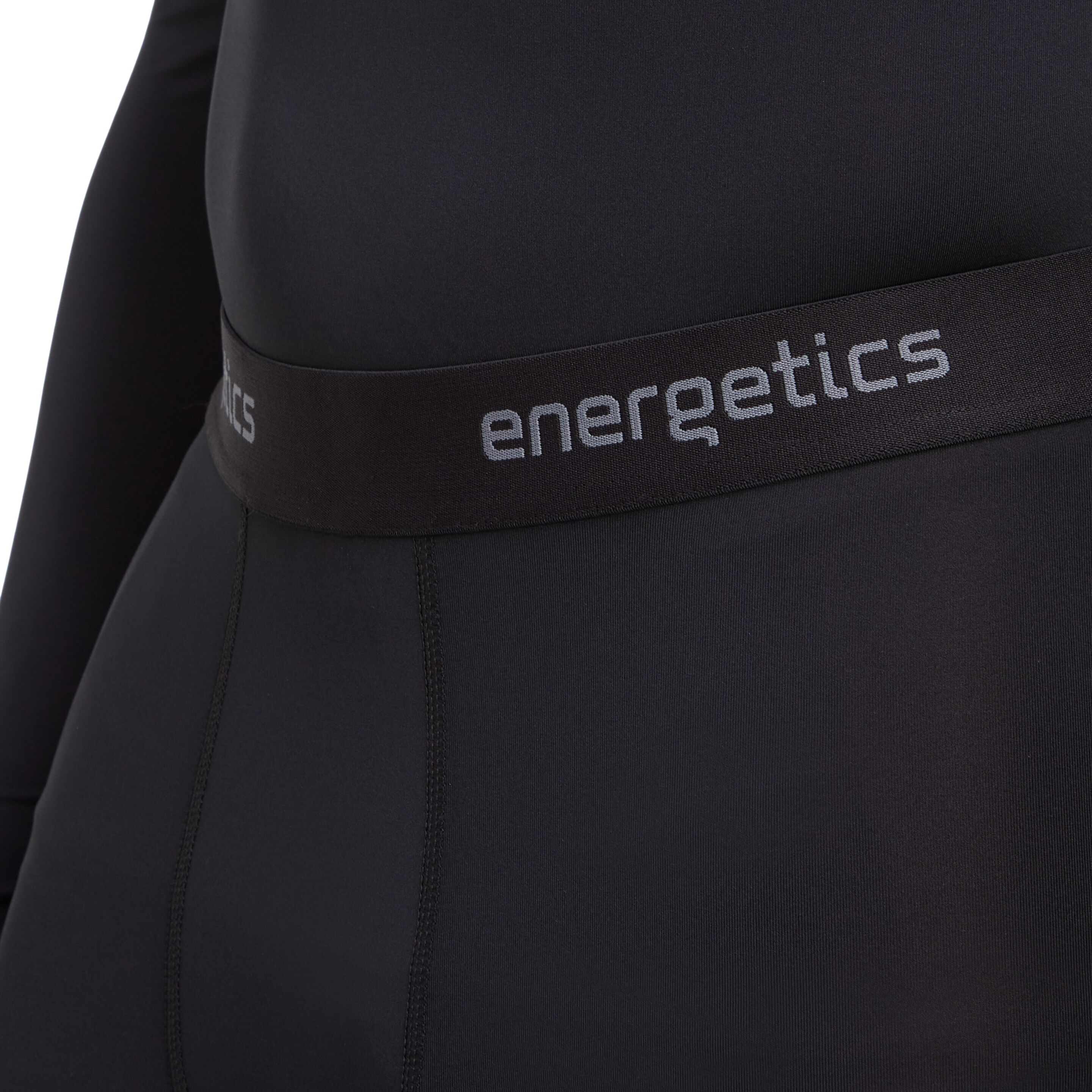 Trainingstights ENERGETICS "HE.-TIGHT EZRA 1/1 M", Herren, Gr. S, N-Gr, schwarz, Obermaterial: 85% Polyester, 15% Elasthan, Hosen Trainingstights, mit DRY PLUS Funktionalität, flache Nähte, hautnahe Passform