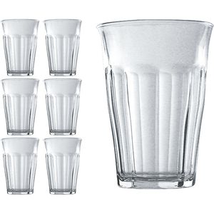 Duralex Trinkgläser Picardie, Becher, 360ml, 6 Stück